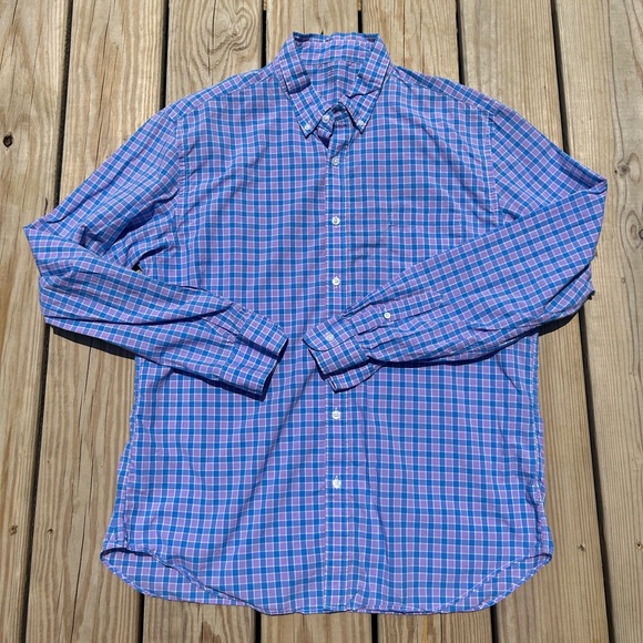 J. Crew Other - J.Crew Shirt Men’s XL Multicolor Check Light Weight Long Sleeve Button Down